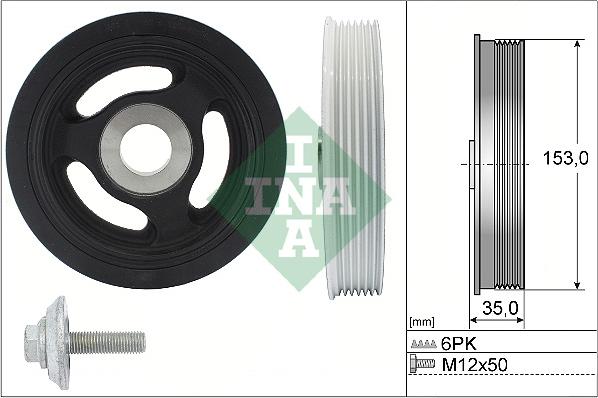 Wilmink Group WG1966389 - Hihnapyörä, kampiakseli inparts.fi