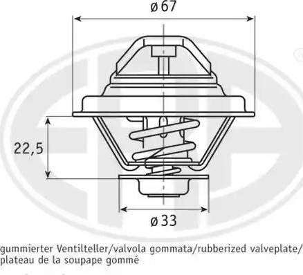 Wilmink Group WG1492954 - Termostaatti, jäähdytysneste inparts.fi