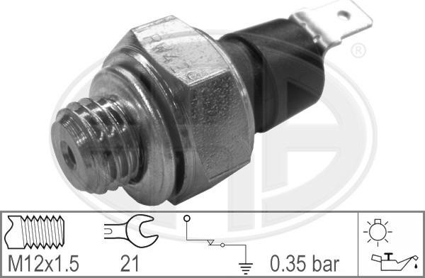 Wilmink Group WG1492356 - Tunnistin, öljynpaine inparts.fi