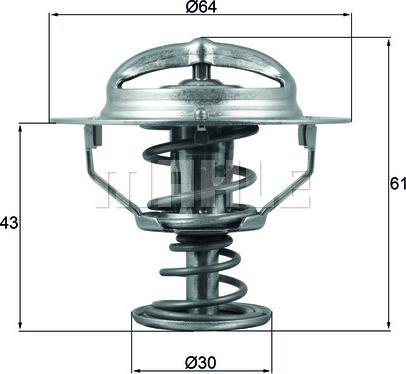 Wilmink Group WG1426539 - Termostaatti, jäähdytysneste inparts.fi