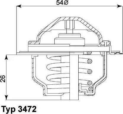 Wilmink Group WG1091609 - Termostaatti, jäähdytysneste inparts.fi