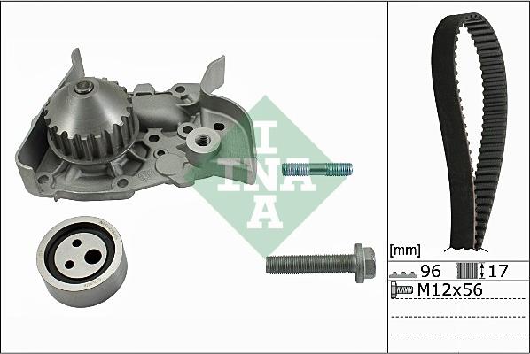 Wilmink Group WG1251410 - Vesipumppu + jakohihnasarja inparts.fi