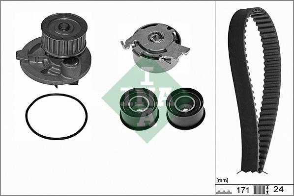 Wilmink Group WG1251661 - Vesipumppu + jakohihnasarja inparts.fi