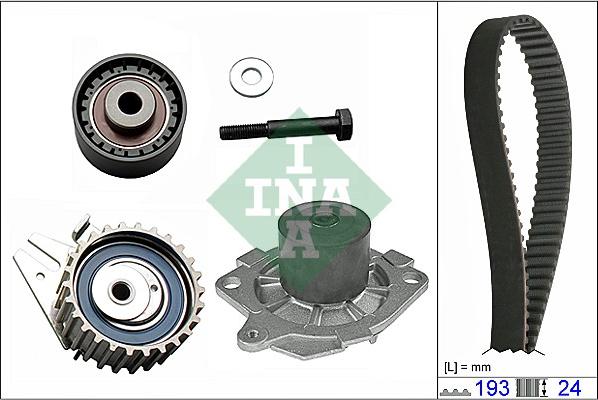 Wilmink Group WG1252048 - Vesipumppu + jakohihnasarja inparts.fi