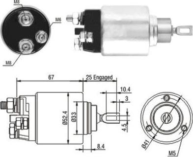 Wilmink Group WG1748356 - Magneettikytkin, käynnistin inparts.fi