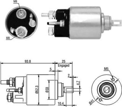 Wilmink Group WG1748323 - Magneettikytkin, käynnistin inparts.fi