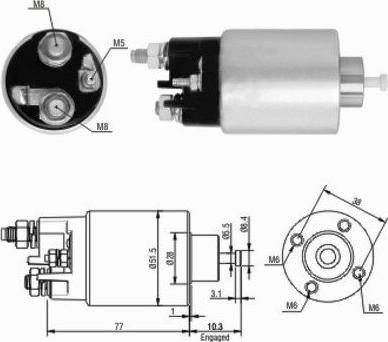 Wilmink Group WG1748263 - Magneettikytkin, käynnistin inparts.fi