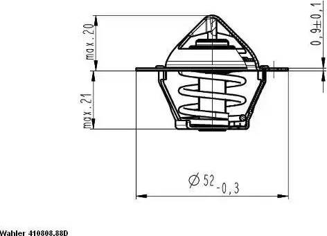 Wilmink Group WG1700061 - Termostaatti, jäähdytysneste inparts.fi