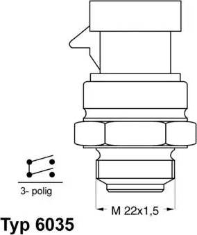 Wilmink Group WG1700187 - Lämpökytkin, jäähdyttimen puhallin inparts.fi