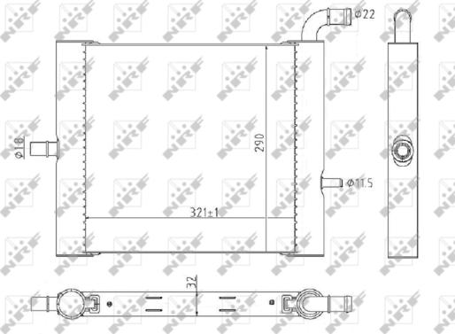 Wilmink Group WG1725599 - Jäähdytin,moottorin jäähdytys inparts.fi