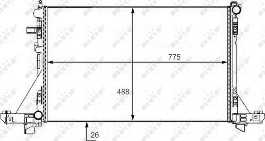 Wilmink Group WG1723432 - Jäähdytin,moottorin jäähdytys inparts.fi