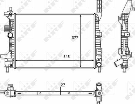 Wilmink Group WG1723254 - Jäähdytin,moottorin jäähdytys inparts.fi