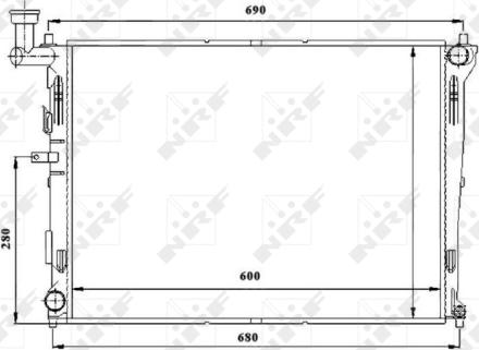 Wilmink Group WG1722650 - Jäähdytin,moottorin jäähdytys inparts.fi