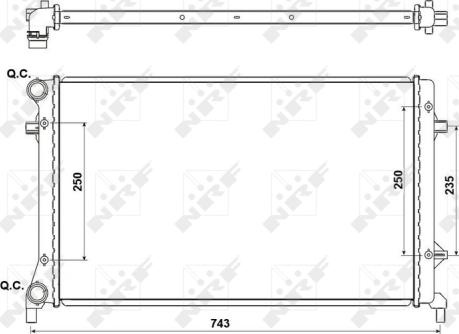 Wilmink Group WG1722286 - Jäähdytin,moottorin jäähdytys inparts.fi