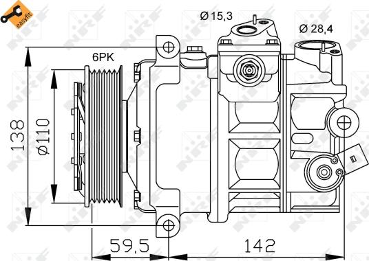 Wilmink Group WG2159167 - Kompressori, ilmastointilaite inparts.fi