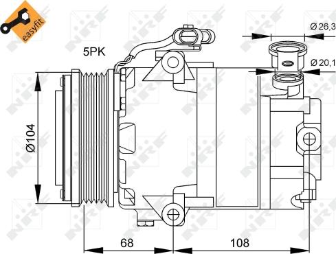 Wilmink Group WG2159118 - Kompressori, ilmastointilaite inparts.fi