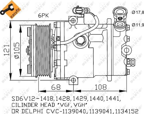 Wilmink Group WG2159186 - Kompressori, ilmastointilaite inparts.fi