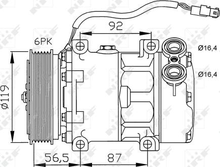 Wilmink Group WG2159290 - Kompressori, ilmastointilaite inparts.fi