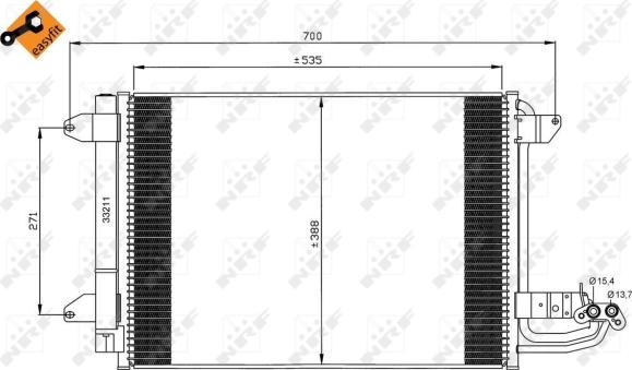 Wilmink Group WG2160950 - Lauhdutin, ilmastointilaite inparts.fi