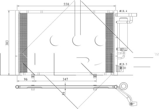 Wilmink Group WG2160653 - Lauhdutin, ilmastointilaite inparts.fi