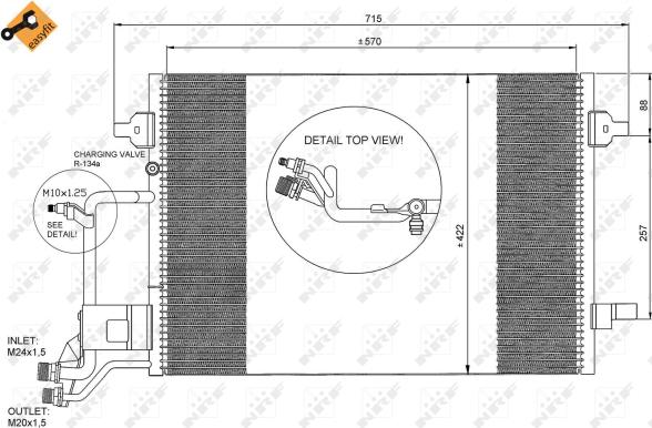 Wilmink Group WG2160788 - Lauhdutin, ilmastointilaite inparts.fi