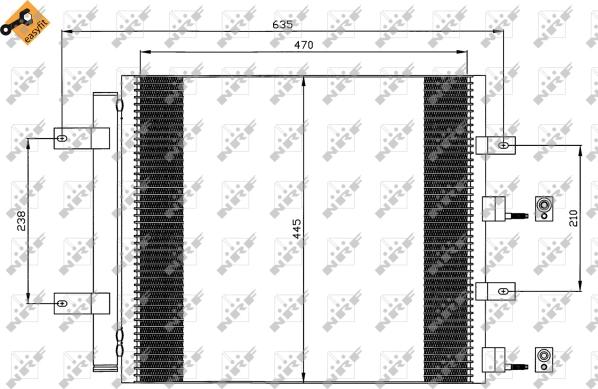 Wilmink Group WG2161019 - Lauhdutin, ilmastointilaite inparts.fi