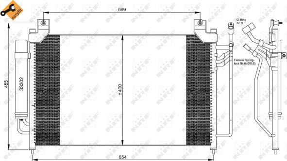 Wilmink Group WG2161166 - Lauhdutin, ilmastointilaite inparts.fi