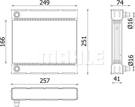 Wilmink Group WG2184148 - Jäähdytin,moottorin jäähdytys inparts.fi