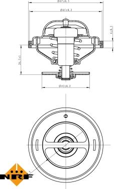 Wilmink Group WG2184814 - Termostaatti, jäähdytysneste inparts.fi