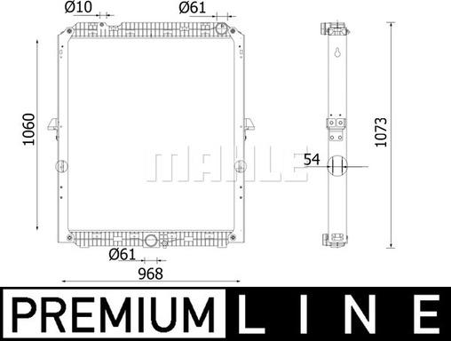 Wilmink Group WG2183181 - Jäähdytin,moottorin jäähdytys inparts.fi