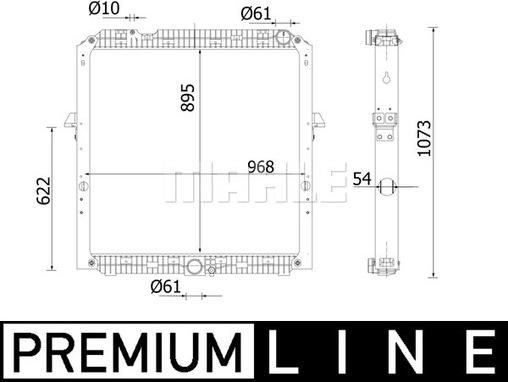 Wilmink Group WG2183179 - Jäähdytin,moottorin jäähdytys inparts.fi