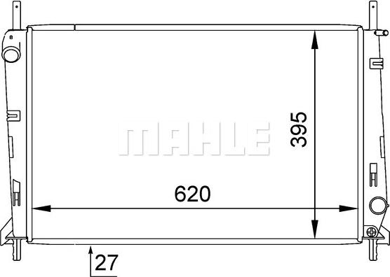 Wilmink Group WG2183836 - Jäähdytin,moottorin jäähdytys inparts.fi