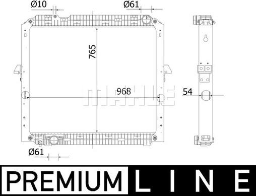 Wilmink Group WG2183287 - Jäähdytin,moottorin jäähdytys inparts.fi