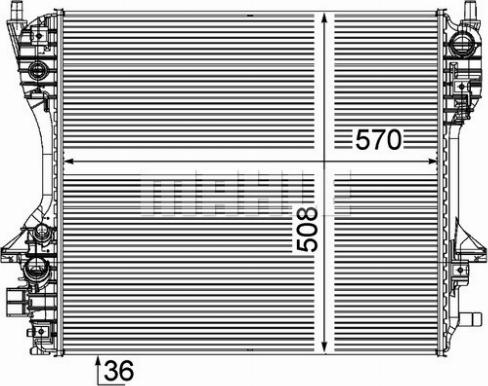 Wilmink Group WG2182449 - Jäähdytin,moottorin jäähdytys inparts.fi