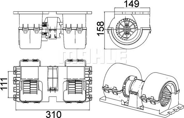 Wilmink Group WG2179782 - Sisätilapuhallin inparts.fi