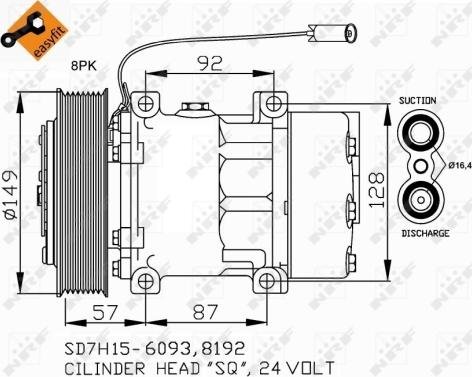 Wilmink Group WG2260591 - Kompressori, ilmastointilaite inparts.fi