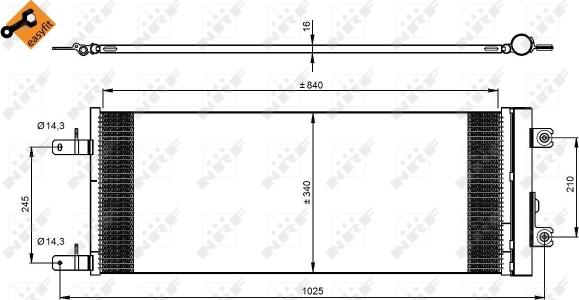 Wilmink Group WG2260717 - Lauhdutin, ilmastointilaite inparts.fi