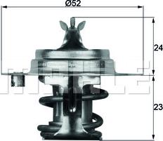 Wilmink Group WG2224825 - Termostaatti, jäähdytysneste inparts.fi