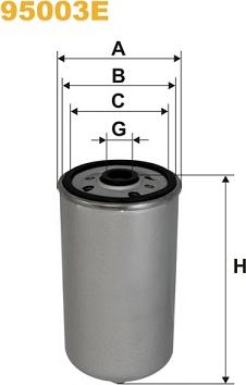 WIX Filters 95003E - Polttoainesuodatin inparts.fi