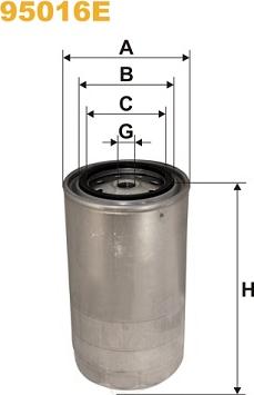 WIX Filters 95016E - Polttoainesuodatin inparts.fi