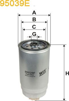 WIX Filters 95039E - Polttoainesuodatin inparts.fi