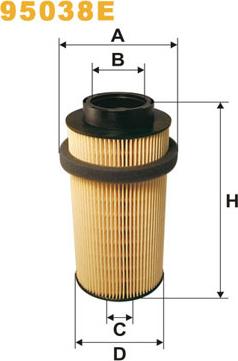 WIX Filters 95038E - Polttoainesuodatin inparts.fi