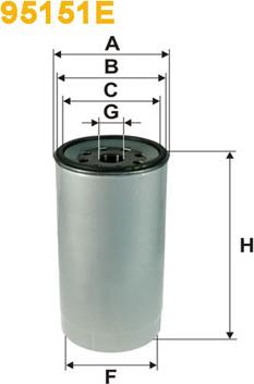 WIX Filters 95151E - Polttoainesuodatin inparts.fi