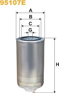 WIX Filters 95107E - Polttoainesuodatin inparts.fi