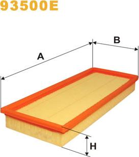 WIX Filters 93500E - Suodatin, sisäilma inparts.fi