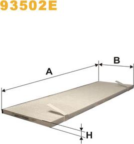 WIX Filters 93502E - Suodatin, sisäilma inparts.fi