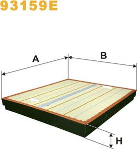 WIX Filters 93159E - Ilmansuodatin inparts.fi