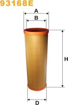 WIX Filters 93168E - Toisioilmasuodatin inparts.fi