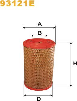 WIX Filters 93121E - Ilmansuodatin inparts.fi