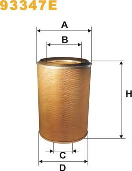 WIX Filters 93347E - Ilmansuodatin inparts.fi